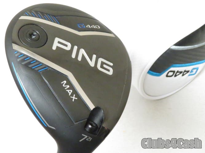 PING G440 Max Fairway 21 7 Wood Mitsubishi Tensei 1K Black 75 Stiff +Cover MINT