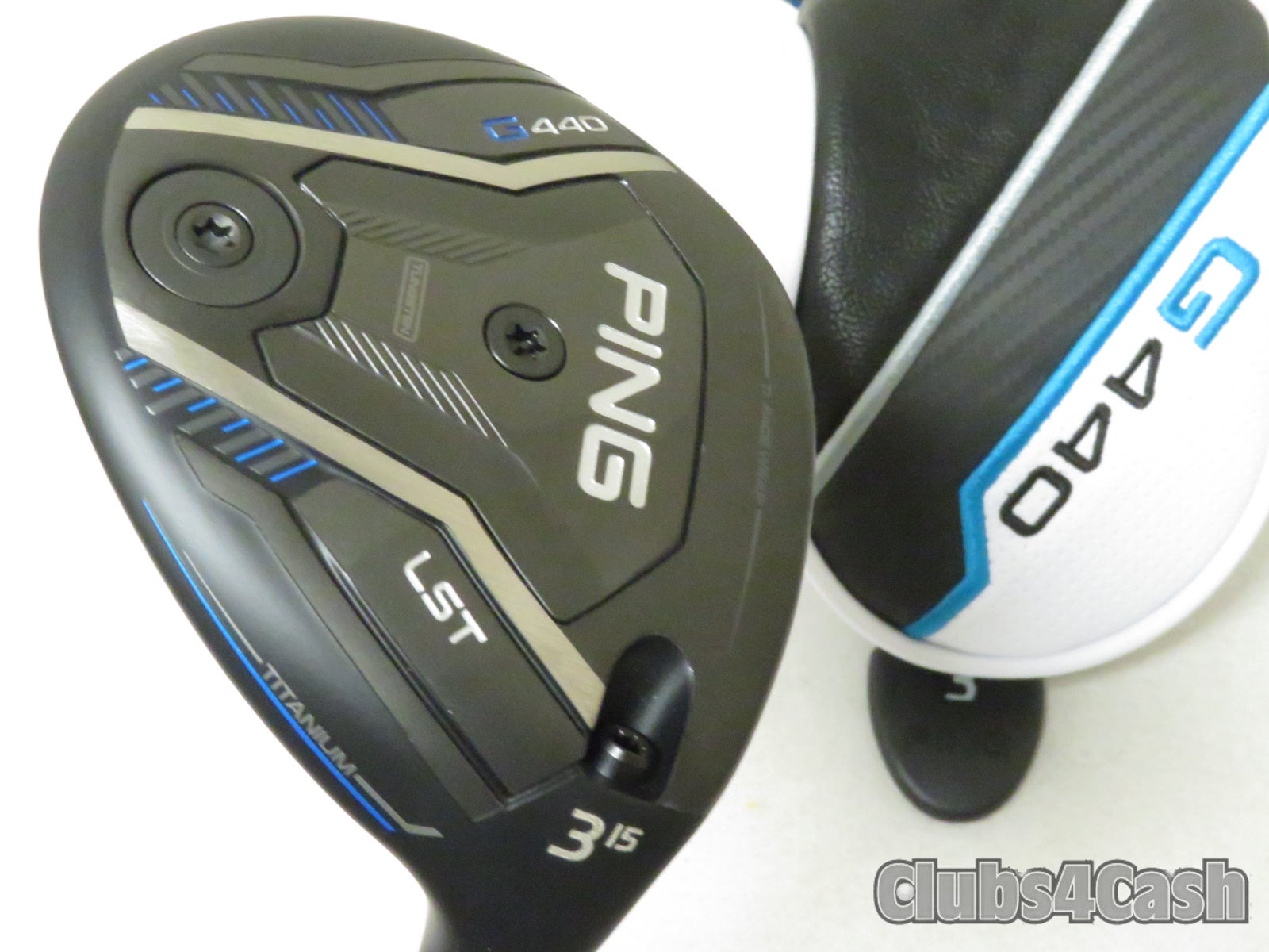 PING G440 LST Fairway 15° 3 Wood TOUR 2.0 Black 75 Stiff +Cover