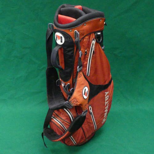 Maltby 7-Way Red/Black Golf Stand Bag w/ Raincover *READ*