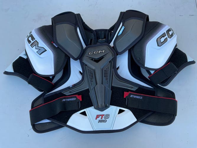 Large Senior CCM JetSpeed FT8 Pro Shoulder Pads Pro Stock (New) 7154