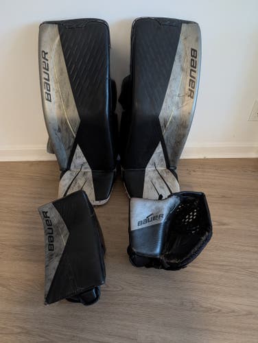 34" Bauer Ultrasonic Pro Custom Goalie Set with Vapor Glove