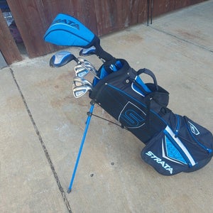 Callaway Strata 11 Piece Regular Flex Complete Golf Set Stand Bag
