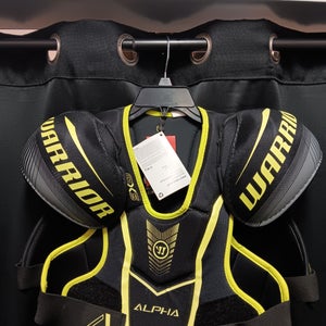 Small Senior Warrior Alpha QX5 Shoulder Pads (New)