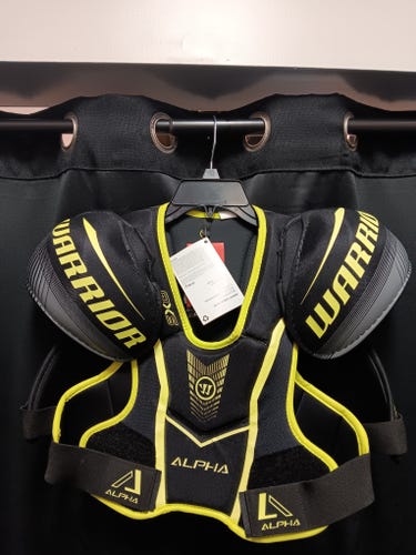 Small Senior Warrior Alpha QX5 Shoulder Pads (New)
