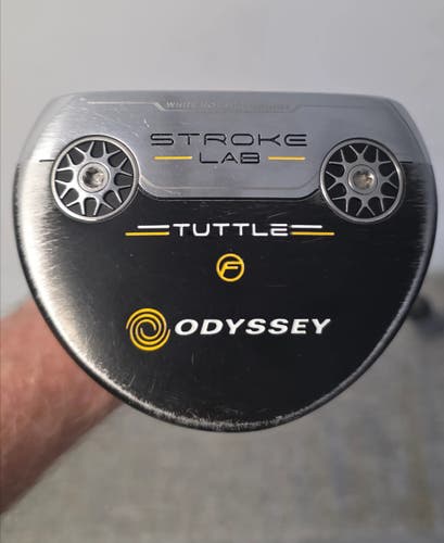 Black Men's 2019 Odyssey Mallet Black Stroke Lab Tuttle Right Handed Putter 34" (Used)