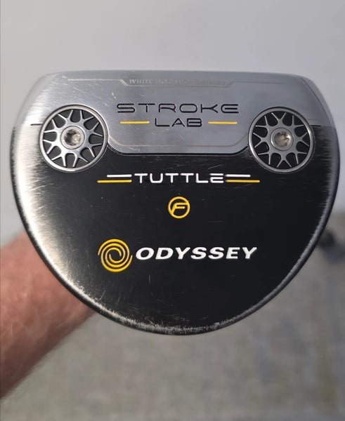 Black Men's 2019 Odyssey Mallet Black Stroke Lab Tuttle Right Handed Putter 34" (Used)