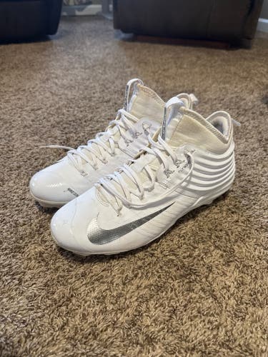 White Men's Size M 11.5 (W 12.5) Nike Trout 3 Metal (Used)