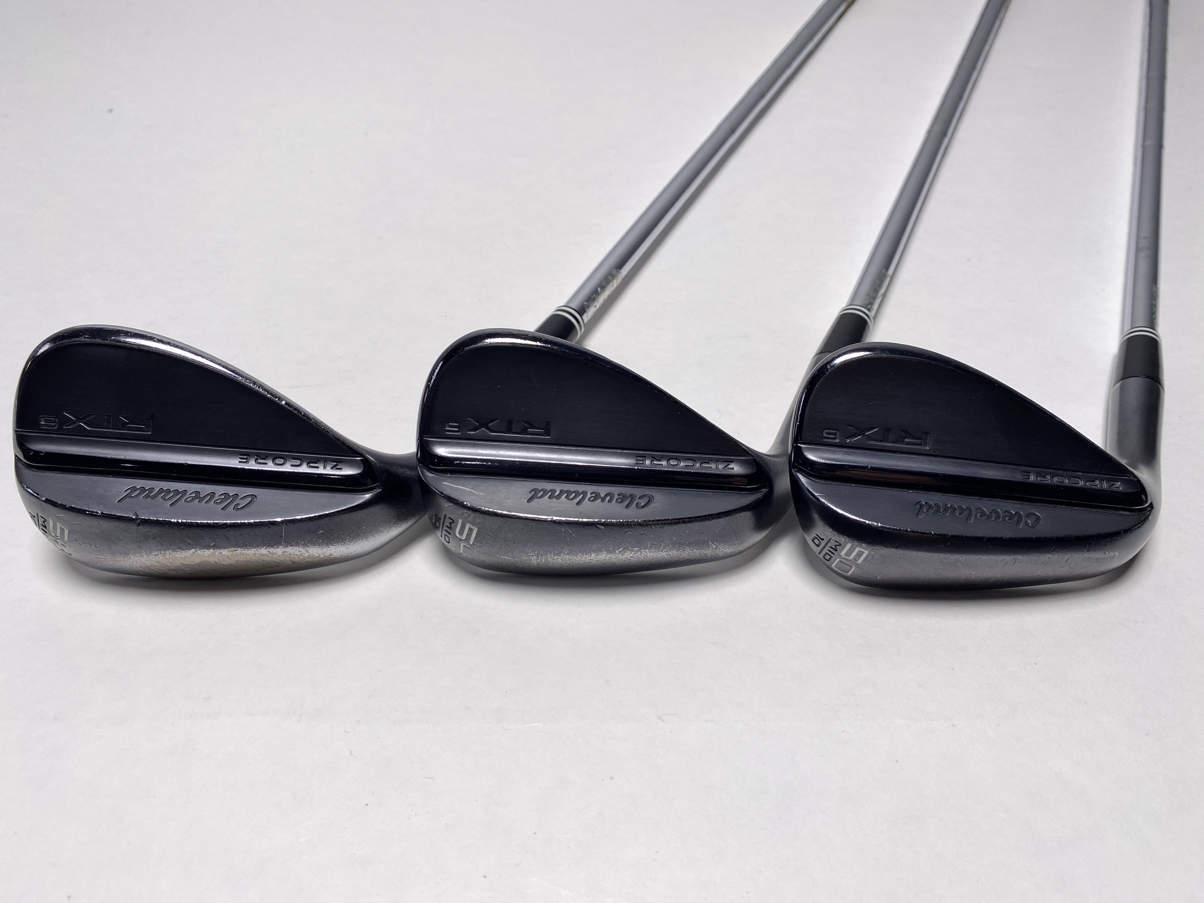 Cleveland RTX 6 ZipCore Black Satin Wedge Set 50* 10 | 54* 10 | 58