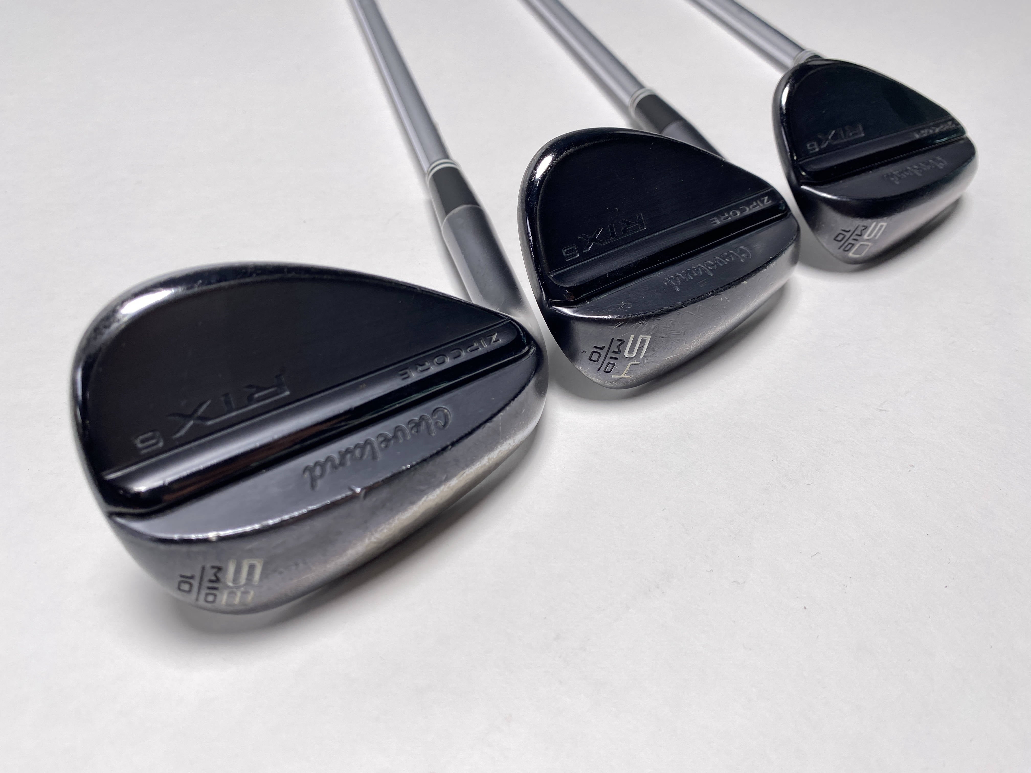 Cleveland RTX 6 ZipCore Black Satin Wedge Set 50* 10 | 54* 10 | 58