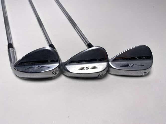 Titleist Vokey SM10 Tour Chrome Wedge Set 52* 8 56* 14 | 60* 12 SM10 Wedge RH