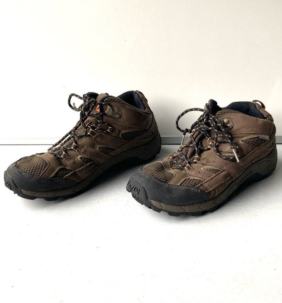 Merrell Moab 2 Mid Boys Dry Select Waterproof Mid Hiking Boots Shoes ~ Size 7
