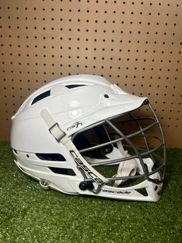 Cascade CPV-R White Youth Lacrosse Helmet CPVR