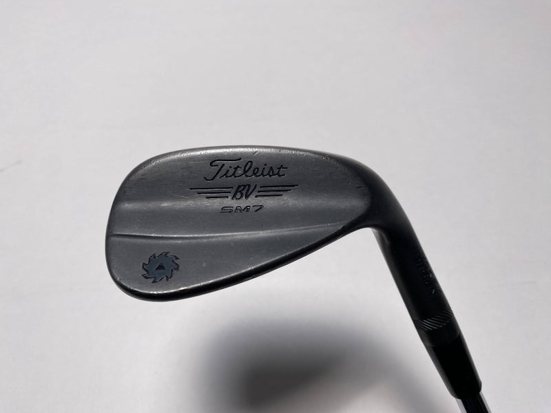 Titleist Vokey SM7 Jet Black Gap Wedge GW 50* 8 Bounce F-Grind RH