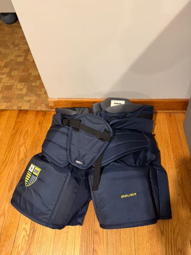 Senior Large Bauer Itech Profile Hockey Goalie Pants Pro Stock (Used)