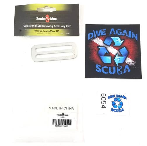 ScubaMax 2" Stainless Steel Scuba Dive Weight Belt Keeper Retainer (Single)