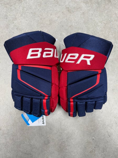 15” Bauer Vapor Hyperlite Gloves Team USA Pro Stock (New) Olympics