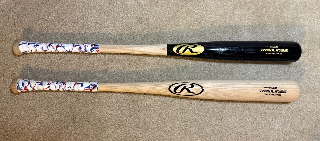 Two Rawlings Custom Pro BBCOR Certified Bat (-3) 31 oz 33" Bundle