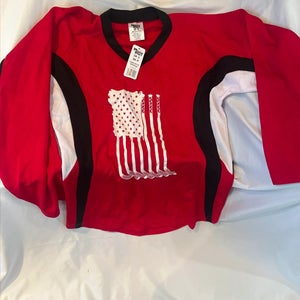 Hockey Red Small (SR S) Hockey Jersey (New)