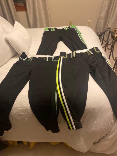 Black Women's Size 34 Adult Boombah Game Pants (Used)