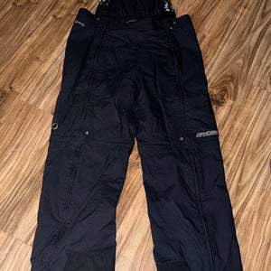 Men's Spyder Tarantula Ski Pants Bibs Suspenders XL BLACK