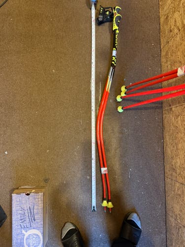 48in (120cm) Leki World Cup - GS Racing Ski Poles (Used)