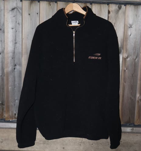 Vintage 90s Bauer Hockey Fleece 1/4 Zip