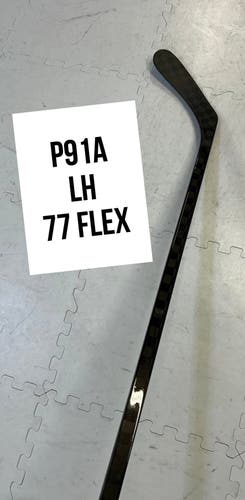 Senior(1x)left P91A 77 Flex (DRURY) ProBlackStock™ Unbranded Blackouts Pro Stock Hockey Sticks