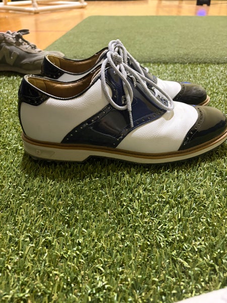 Men's Size M 11.5 (W 12.5) Footjoy DryJoys Golf Shoes (Used)
