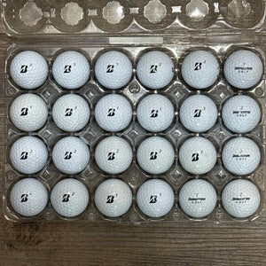 24 Bridgestone e6 Golf Balls - 4A Near-Mint Condition