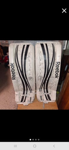 Bundle ccm 32+1 30+1" Reebok 18K Goalie Leg Pads (Used) see all pics