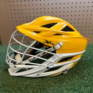 Cascade XRS Lacrosse Helmet Adult Golden Yellow White