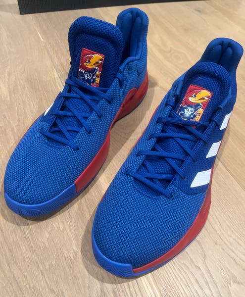 RARE Size 17 Mens University Kansas Jayhawks Adidas Pro Bounce madness Low  201 Shoes Basketball | SidelineSwap | Buy and Sell on SidelineSwap