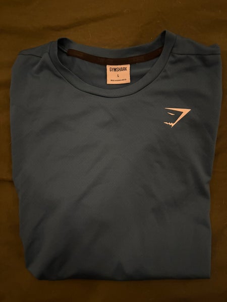 Gymshark Blue Large Men's Large Long Sleeve Shirt (New)