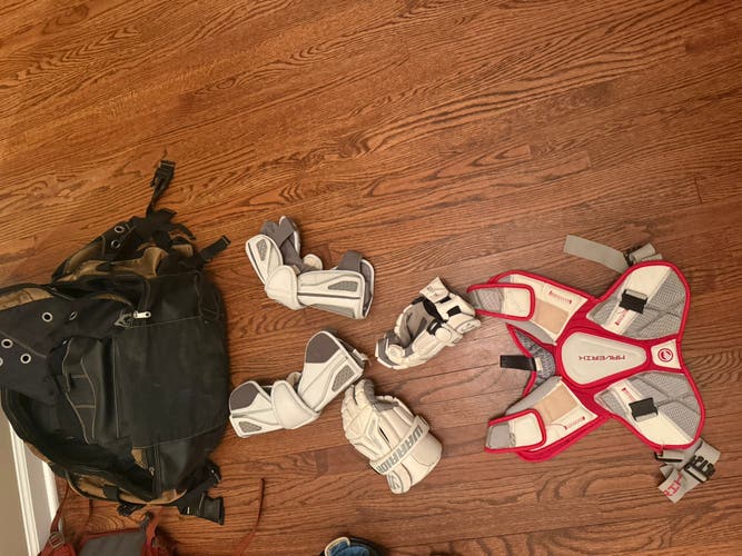 Maverik & Warrior Complete Lacrosse Pads Set