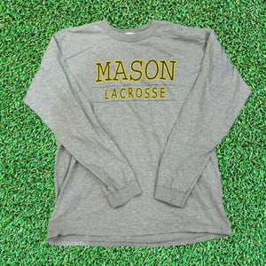 Vintage George Mason University Lacrosse Long Sleeve Shirt