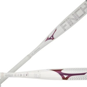Mizuno Finch Youth Tee Ball Fast Pitch Softball Bat -13 Girls 24"/11oz White