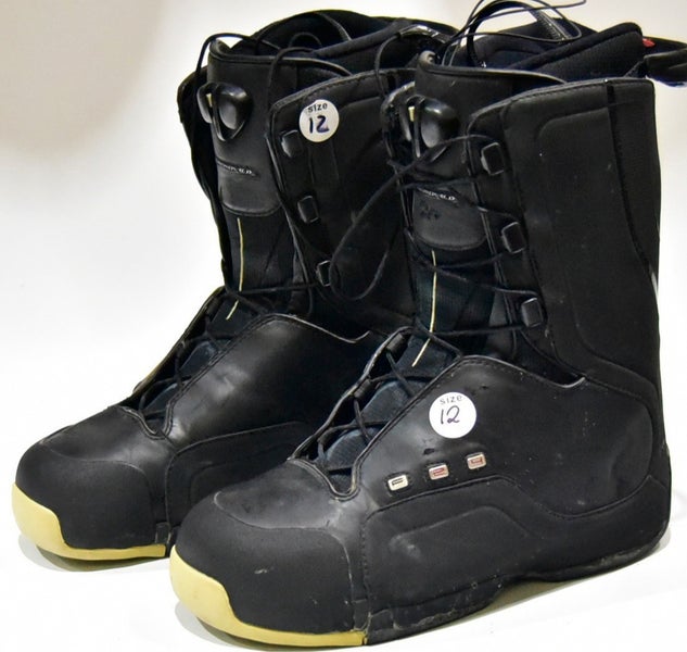 SALOMON F24 SNOWBOARD BOOTS MEN SIZE 12
