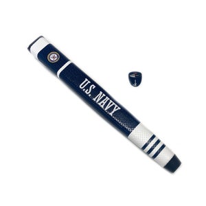 NEW Team Golf Military U.S. Navy/White Jumbo Putter Grip w/Ball Marker