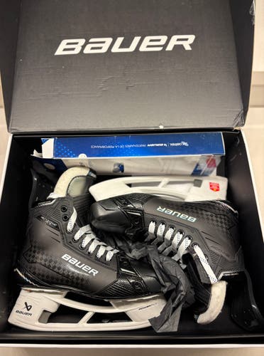 Bauer Supreme Shadow Hockey Skates & Aetrex Insoles - Senior 8.5 (NEW in Box)