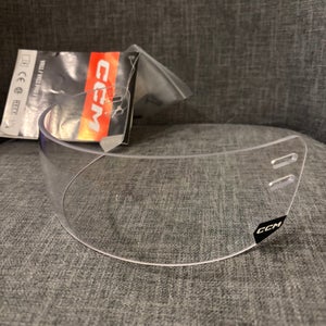 CCM VR Pro Short Hockey Half Shield Visor Senior Clear New with Hardware