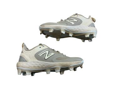 Used New Balance BB/SB Cleats Grey Senior 7 11873-S000231683