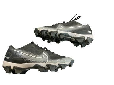 Used Nike DIAMOND BB/SB Cleats Black And Grey Senior 6.5 11873-C000230849