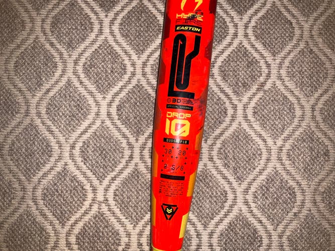 2025 Easton Hype Fire Drop 30 oz drop 10 2 5/8