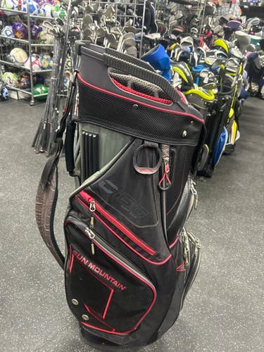 Used Sun Mountain C130 Mens Cart Bag Black 11337-S000479289