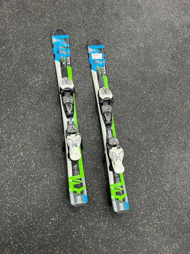 Used Volkl TIP ROCKER Boys DH Ski/Binding Black 90 cm 11337-S000479249