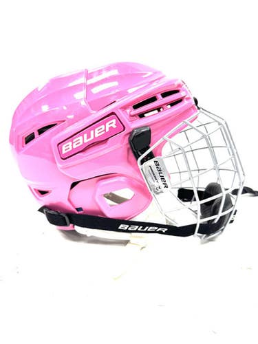 Used Bauer PRODIGY EXPIRED Helmet Cage Combo Pink One Size 11860-S000304376