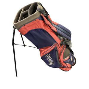 Used Ping HOOFER XTREME Mens Stand Bag Navy Blue And Red 11613-S000177000