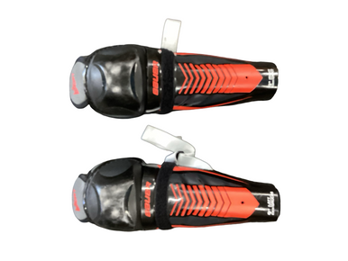 Used Bauer LIL SPORT Youth Shin Guards Black 9" 11613-S000176966