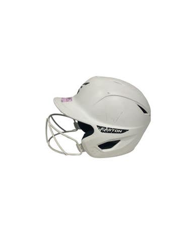Used Easton Batting Helmet w/Mask White MD 11847-S000032858