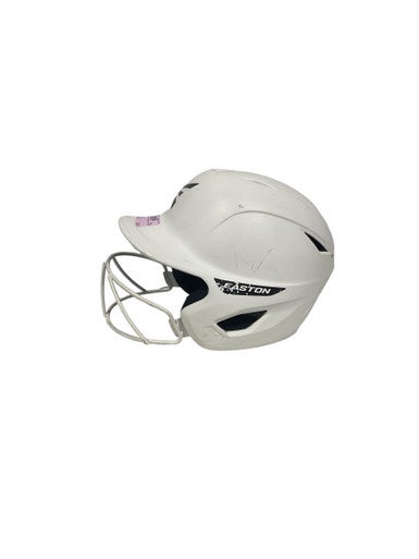 Used Easton Batting Helmet w/Mask White MD 11847-S000032858